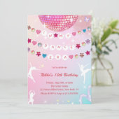 私のダンス時代のバレエの友情ブレスレット 招待状 (スタンド正面)