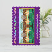 私のダンス発表会にご招待申し上げます 招待状 (スタンド正面)