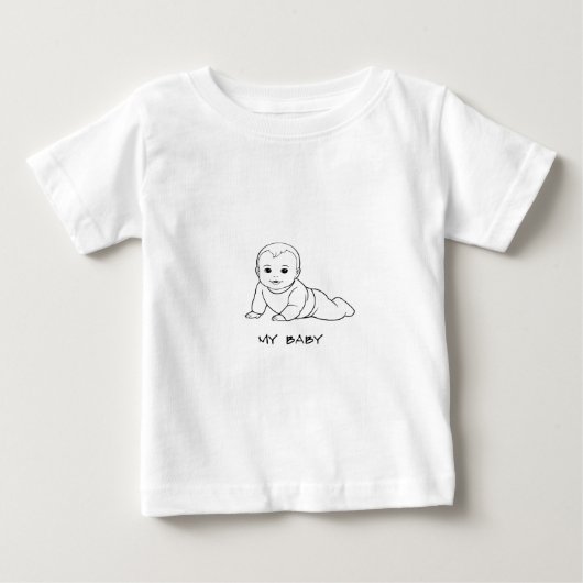 私のダーリングベビー ベビーTシャツ (正面)