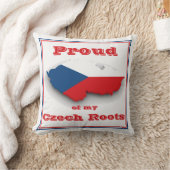 私のチェコの根の枕の誇りを持った クッション (ブランケット)