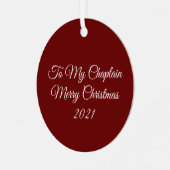 私のチェーンメタルオーナメントへ メタルオーナメント (正面左)