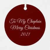 私のチェーンメタルオーナメントへ メタルオーナメント (正面)