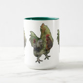 私のチキンを満たしていた、コーヒーマグ マグカップ (中央)
