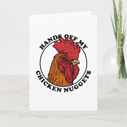 私のチキンナゲットを手に入れる カード (正面)