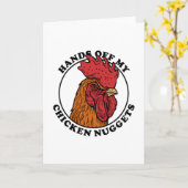 私のチキンナゲットを手に入れる カード (黄色い花)