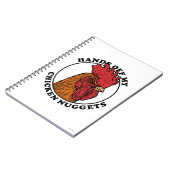 私のチキンナゲットを手に入れる ノートブック (左側)