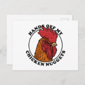 私のチキンナゲットを手に入れる ポストカード (正面/裏面)