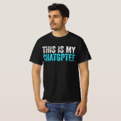 私のチャットChatgptこおもしろいの Tシャツ (正面フル)
