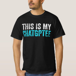 私のチャットChatgptこおもしろいの Tシャツ