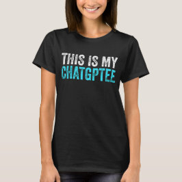 私のチャットChatgptこおもしろいの Tシャツ