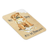 私のチョウは私の食べ宿題を痛める マグネット (右側)