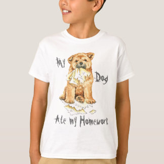 私のチョウは私の食べ宿題を痛める Tシャツ