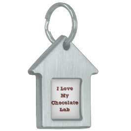 私のチョコラボが大好き ペットネームタグ