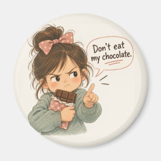 私のチョコレートを食べないで マグネット