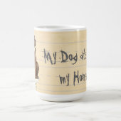 私のチョコレートラ食べボーム コーヒーマグカップ (中央)