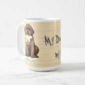 私のチョコレートラ食べボーム コーヒーマグカップ (正面左)