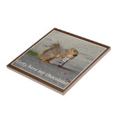 私のチョコレート装飾的なタイルを持つために得られる タイル (側面)