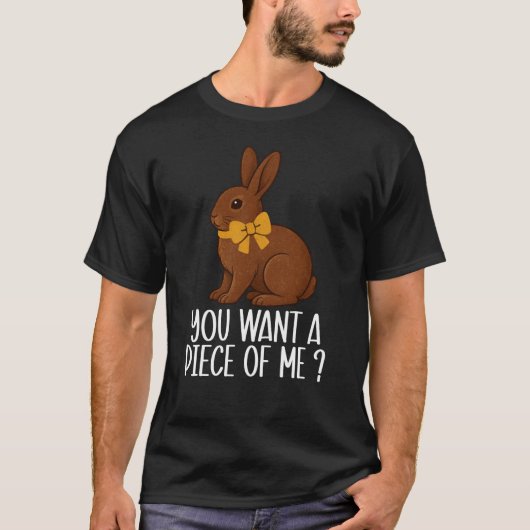 私のチョコレート・バニー・イースターギフト Tシャツ (正面)