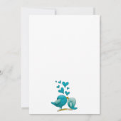 私のツイートカスタムハートバレンタインデー 招待状 (裏面)