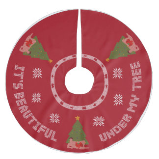 私のツリースカートの下 ブラッシュドポリエステルツリースカート