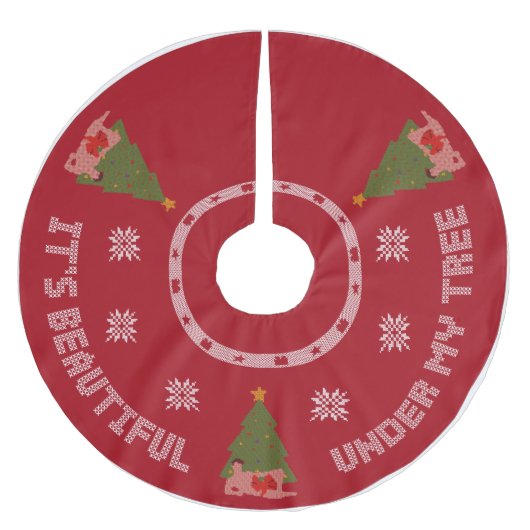 私のツリースカートの下 ブラッシュドポリエステルツリースカート (正面)