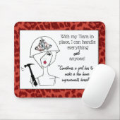 私のティアラで、私は全てを処理でき、誰でも! マウスパッド (マウス)