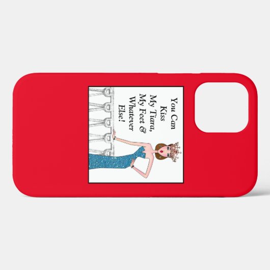 私のティアラやキスや他の足をできる! Case-Mate iPhoneケース (裏面 (横))