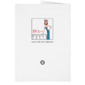 「私のティアラをキスできるよ、私の足も何でも!」 (裏面)