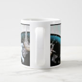 私のティーカップティーカップおもしろマグカップ ジャンボコーヒーマグカップ (裏面)