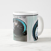 私のティーカップティーカップおもしろマグカップ ジャンボコーヒーマグカップ (正面右)