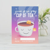 私のティークラスルームのバレンタインデー シーズンカード (スタンド正面)