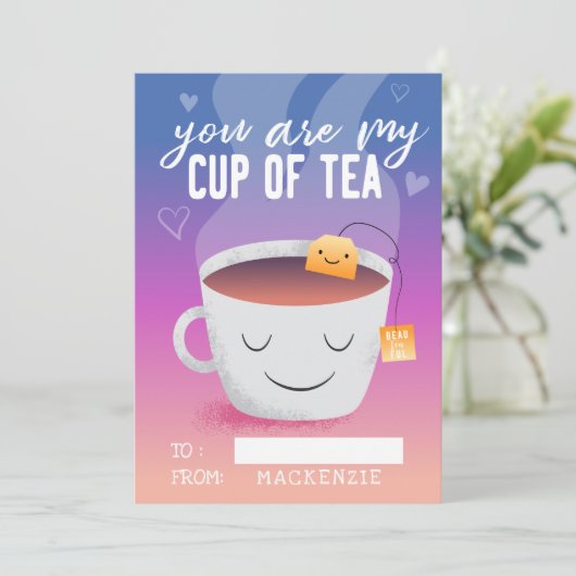 私のティークラスルームのバレンタインデー シーズンカード (スタンド正面)