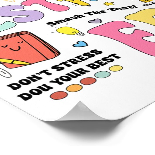 私のテスト時代のスタールテスト日こ得の動機 ポスター (角)