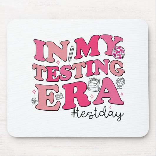 私のテスト時代先生学生ロックテスト マウスパッド (正面)