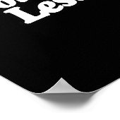 私のテスト結果はレズビアンと言った ポスター (角)