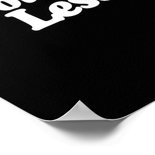 私のテスト結果はレズビアンと言った ポスター (角)