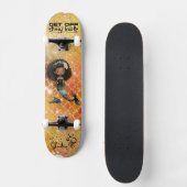 私のテールマーメイドを降りる スケートボード (正面)