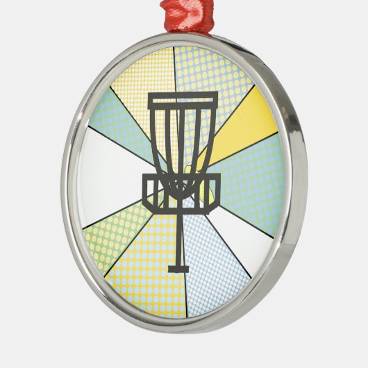 私のディスクゴルファーお気に入りのセラムにメリークリスマス メタルオーナメント (左)