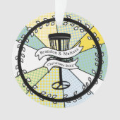 私のディスクゴルファーにメリーお気に入りのクリスマス オーナメント (正面)