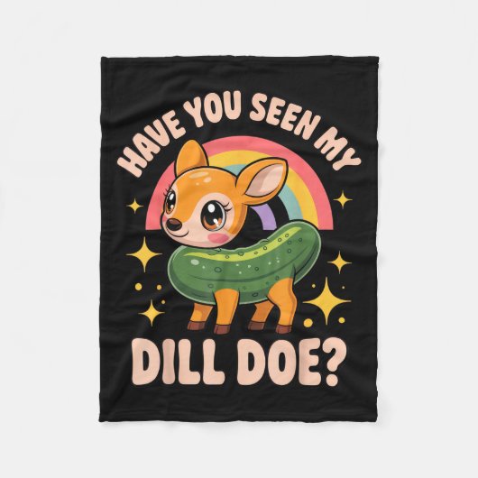 私のディル・ドゥはどこ？ - 面白い動物愛好家の虹 フリースブランケット (正面)