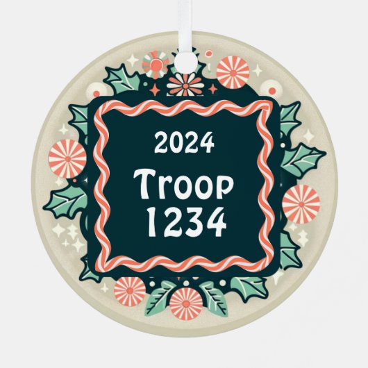 私のデイジー時代のスカウティング メタルオーナメント (裏面)