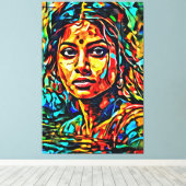 私のデジタルアートブラシ キャンバスプリント (インサイチュ (ウッドフロア))