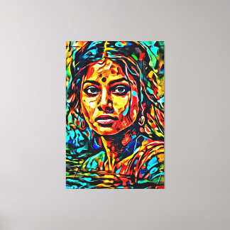 私のデジタルアートブラシ キャンバスプリント