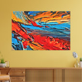 私のデジタルアートブラシ キャンバスプリント (インサイチュ (リビング))