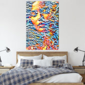 私のデジタルアートブラシ キャンバスプリント (インサイチュ (寝室))