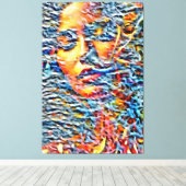 私のデジタルアートブラシ キャンバスプリント (インサイチュ (ウッドフロア))