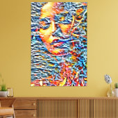 私のデジタルアートブラシ キャンバスプリント (インサイチュ (リビング))