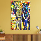 私のデジタルアートブラシ キャンバスプリント (インサイチュ (リビング))