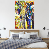 私のデジタルアートブラシ キャンバスプリント (インサイチュ (寝室))