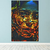 私のデジタルアートブラシ キャンバスプリント (インサイチュ (ウッドフロア))